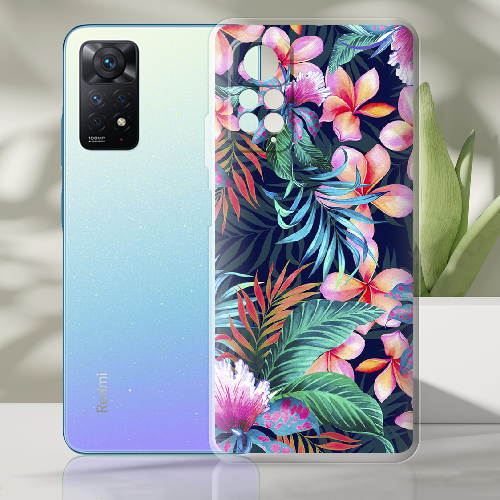 Чехол BoxFace Xiaomi Redmi Note 12 Pro 4G flowers in the tropics