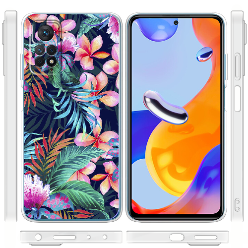 Чехол BoxFace Xiaomi Redmi Note 12 Pro 4G flowers in the tropics