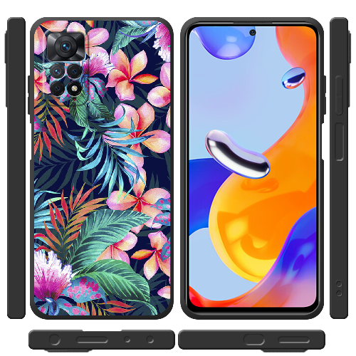 Чехол BoxFace Xiaomi Redmi Note 12 Pro 4G flowers in the tropics