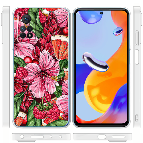 Чехол BoxFace Xiaomi Redmi Note 12 Pro 4G Tropical Flowers