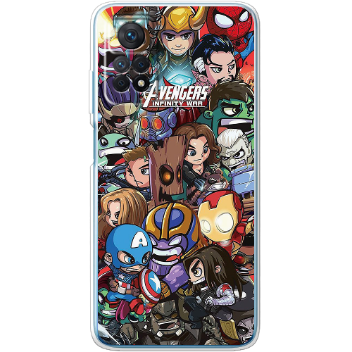 Чехол BoxFace Xiaomi Redmi Note 12 Pro 4G Avengers Infinity War