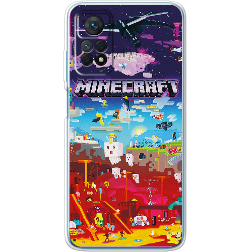 Чехол BoxFace Xiaomi Redmi Note 12 Pro 4G Minecraft World Beyond