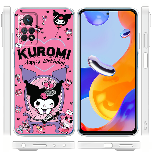 Чехол BoxFace Xiaomi Redmi Note 12 Pro 4G День народження Kuromi
