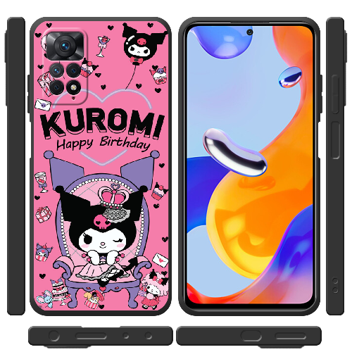 Чехол BoxFace Xiaomi Redmi Note 12 Pro 4G День народження Kuromi