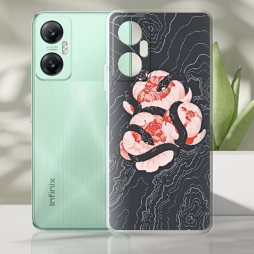 Чехол BoxFace Infinix Hot 20 5G Snake Rose