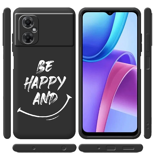 Чехол BoxFace Xiaomi Redmi Note 11R be happy and