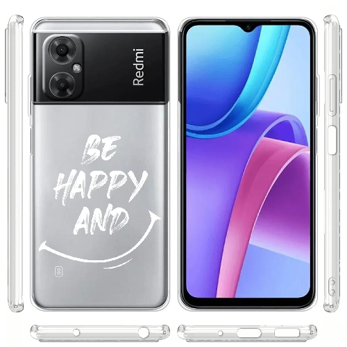 Чехол BoxFace Xiaomi Redmi Note 11R be happy and