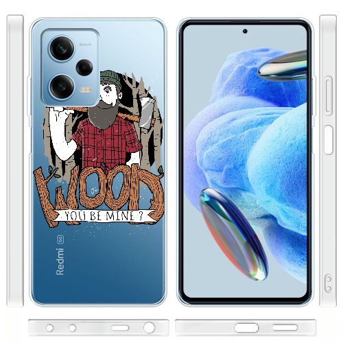 Чехол BoxFace Xiaomi Redmi Note 12 Pro 5G Wood you be mine