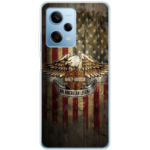 Чехол BoxFace Xiaomi Redmi Note 12 Pro 5G Harley Davidson An American Legend