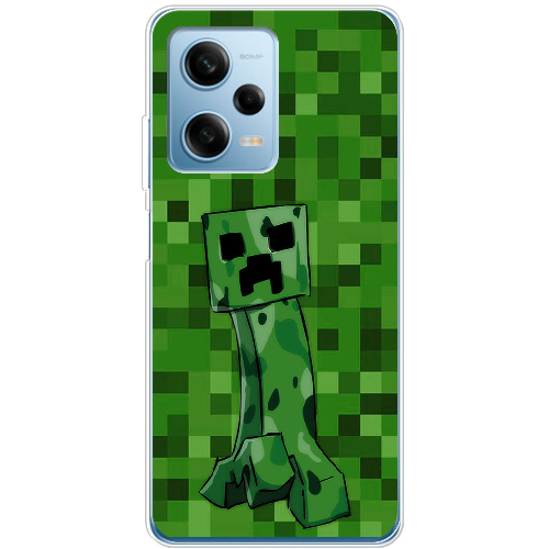 Чехол BoxFace Xiaomi Redmi Note 12 Pro 5G Minecraft Creeper