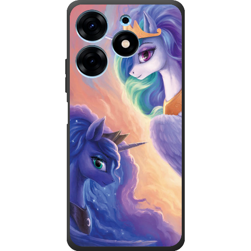 Чехол BoxFace Tecno Spark 10 Pro My Little Pony Rarity Princess Luna