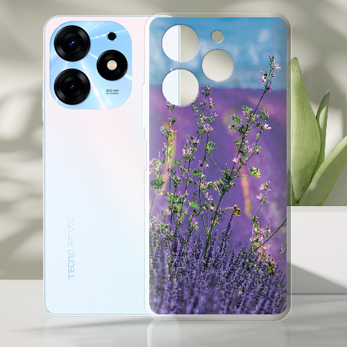 Чехол BoxFace Tecno Spark 10 Pro Lavender Field