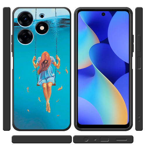 Чехол BoxFace Tecno Spark 10 Pro Girl In The Sea