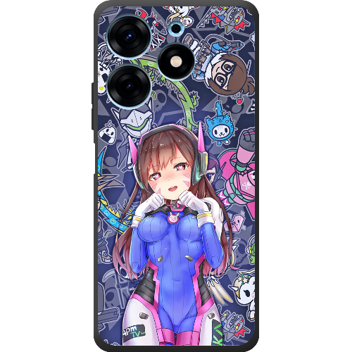 Чехол BoxFace Tecno Spark 10 Pro Overwatch D.VA