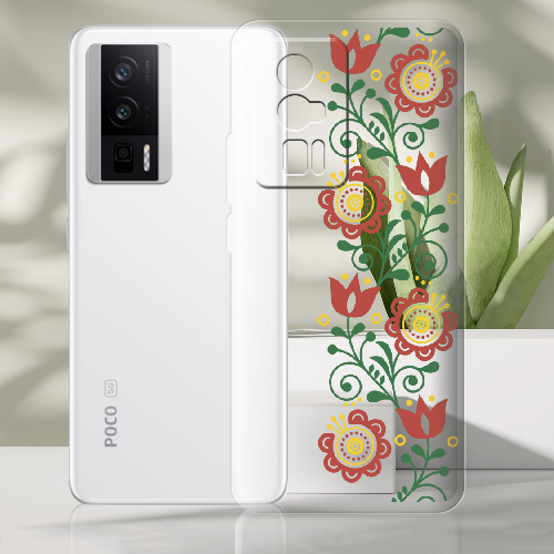 Чехол BoxFace Poco F5 Pro Ethno Flower