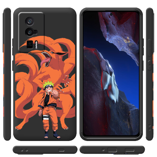 Чехол BoxFace Poco F5 Pro Naruto and Kurama