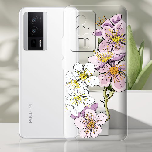 Чехол BoxFace Poco F5 Pro Cherry Blossom