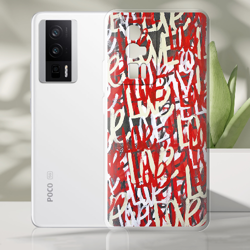 Чехол BoxFace Poco F5 Pro Love Graffiti