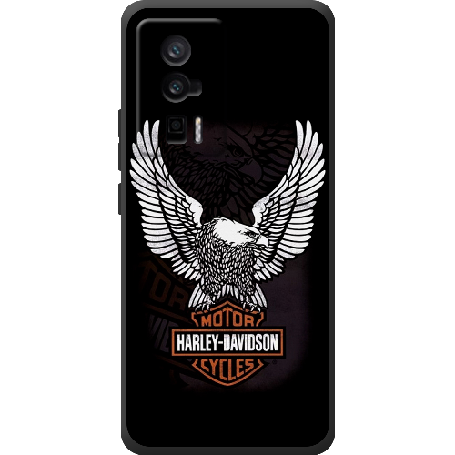 Чехол BoxFace Poco F5 Pro Harley Davidson and eagle