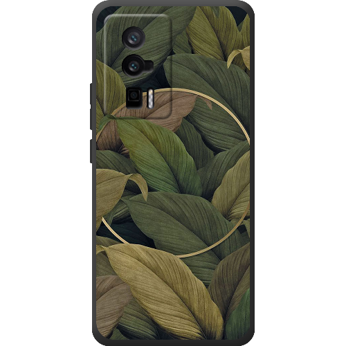 Чехол BoxFace Poco F5 Pro Green Leaf