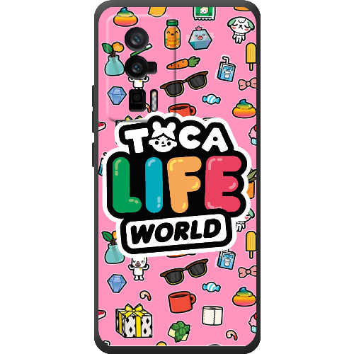 Чехол BoxFace Poco F5 Pro Toca Boca Life World