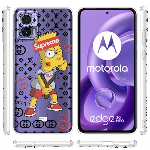 Чехол BoxFace Motorola Edge 30 Neo Yellow Fun