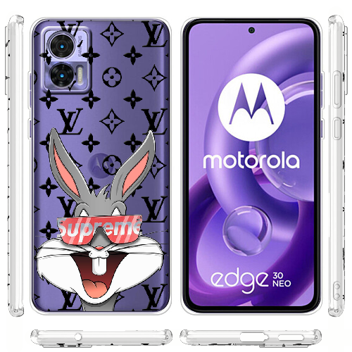 Чехол BoxFace Motorola Edge 30 Neo looney bunny