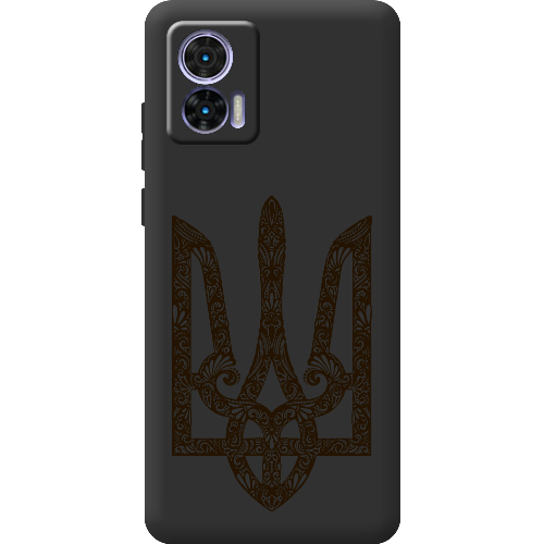 Чехол BoxFace Motorola Edge 30 Neo Ukrainian Black Trident