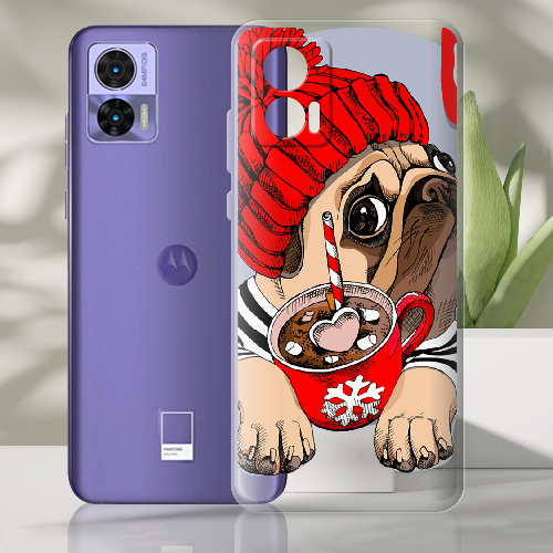 Чехол BoxFace Motorola Edge 30 Neo Winter Puggy