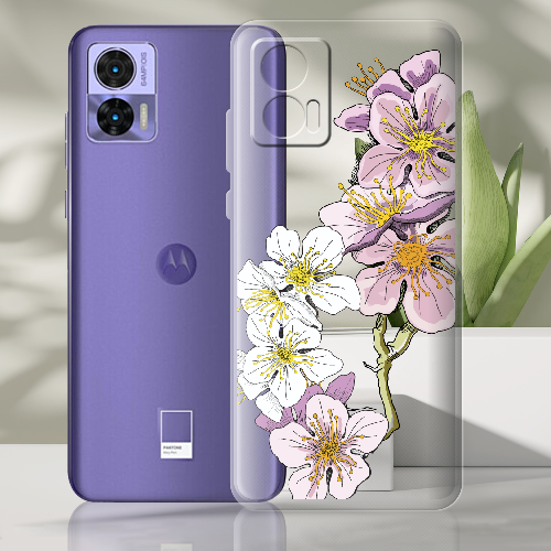 Чехол BoxFace Motorola Edge 30 Neo Cherry Blossom