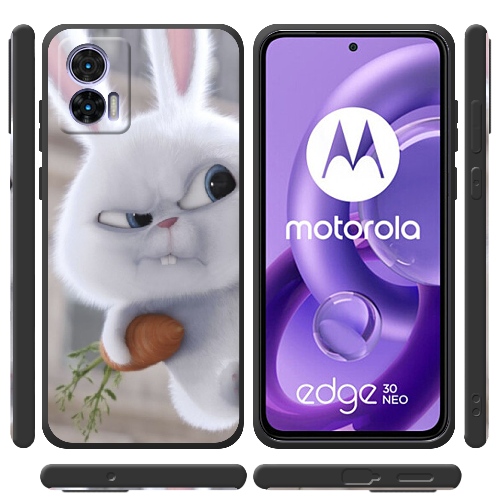 Чехол BoxFace Motorola Edge 30 Neo Rabbit Snowball