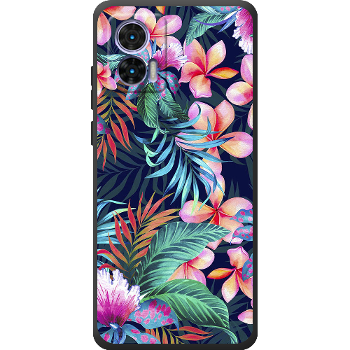 Чехол BoxFace Motorola Edge 30 Neo flowers in the tropics