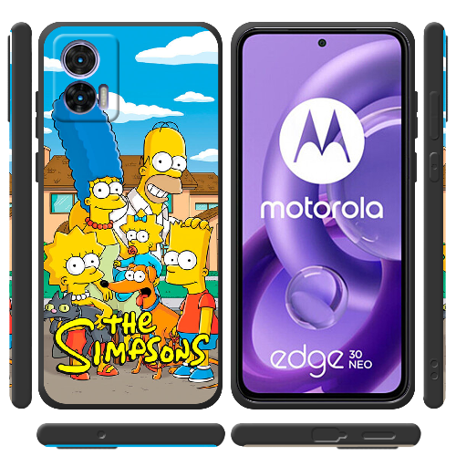 Чехол BoxFace Motorola Edge 30 Neo the simpsons