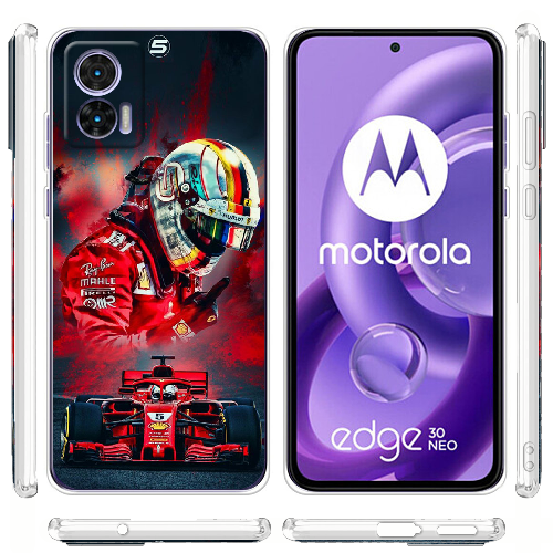 Чехол BoxFace Motorola Edge 30 Neo Racing Car