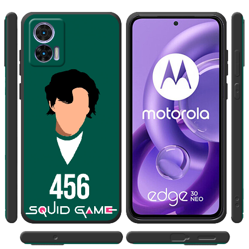 Чехол BoxFace Motorola Edge 30 Neo Игра в кальмара игрок 456 Сон Ги Хун