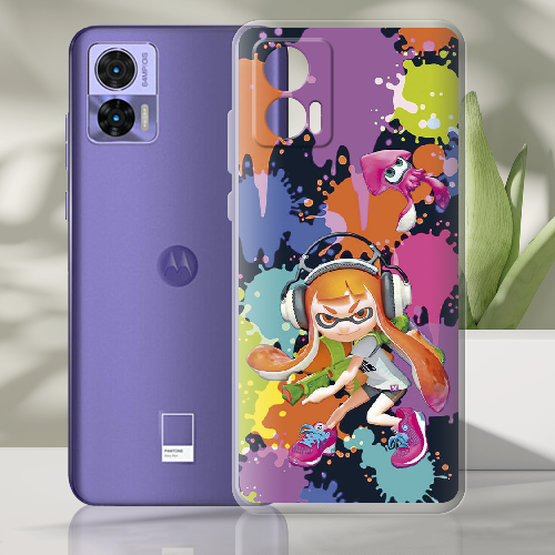 Чехол BoxFace Motorola Edge 30 Neo Splatoon Inklings