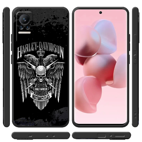 Чехол BoxFace Xiaomi Civi / Civi 1S Harley Davidson skull and eagles