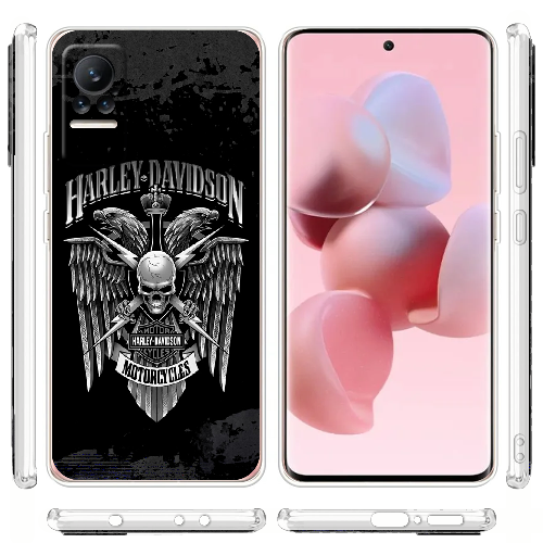 Чехол BoxFace Xiaomi Civi / Civi 1S Harley Davidson skull and eagles