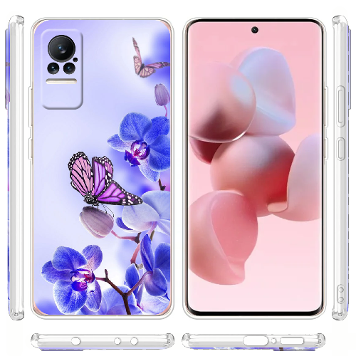 Чехол BoxFace Xiaomi Civi / Civi 1S Orchids and Butterflies