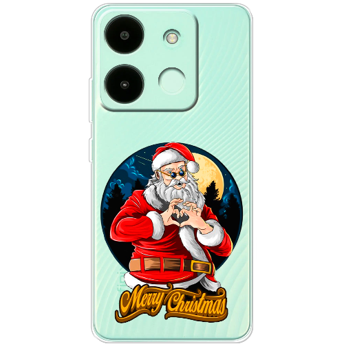 Чехол BoxFace Infinix Smart 7 Cool Santa and heart