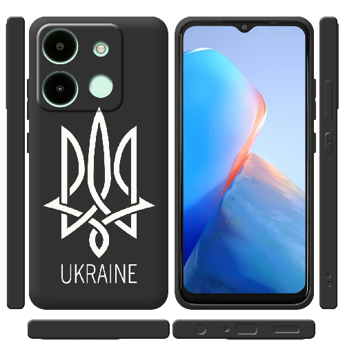 Чехол BoxFace Infinix Smart 7 Тризуб монограмма UKRAINE