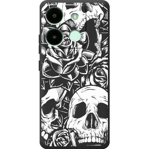 Чехол BoxFace Infinix Smart 7 Skull and Roses