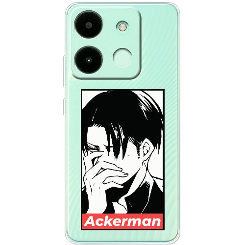 Чехол BoxFace Infinix Smart 7 Attack On Titan - Ackerman