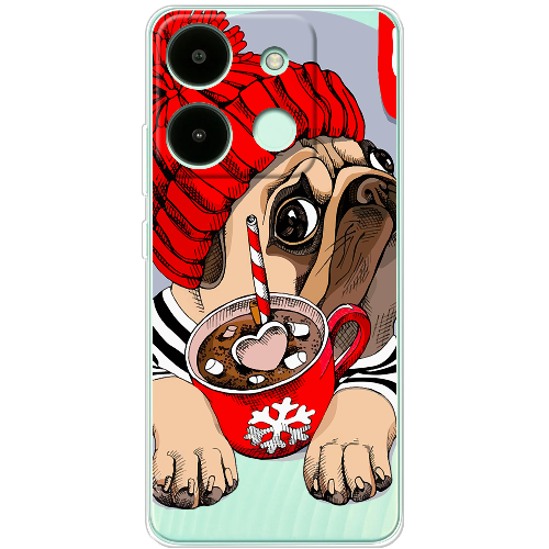 Чехол BoxFace Infinix Smart 7 Winter Puggy