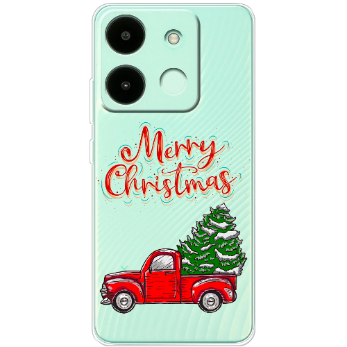 Чехол BoxFace Infinix Smart 7 Holiday Car Merry Christmas