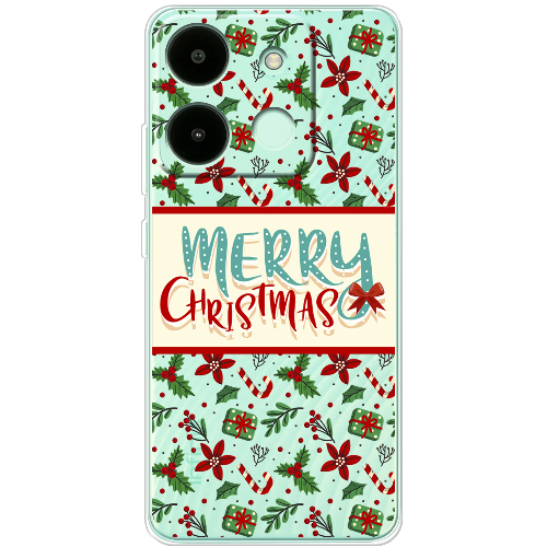 Чехол BoxFace Infinix Smart 7 Vintage Christmas Congratulation