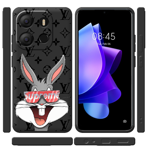 Чехол BoxFace Tecno Pop 7 looney bunny