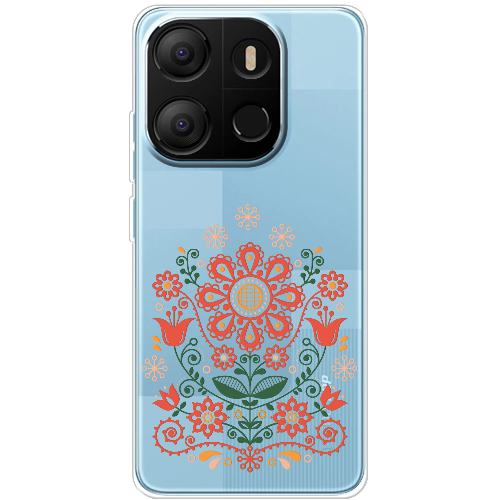 Чехол BoxFace Tecno Pop 7 Ukrainian Ornament