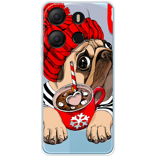 Чехол BoxFace Tecno Pop 7 Winter Puggy