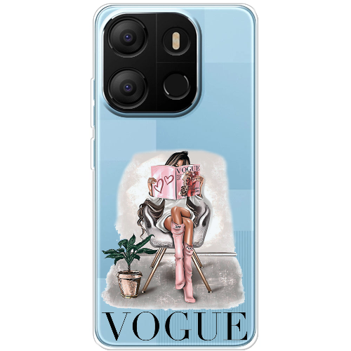 Чехол BoxFace Tecno Pop 7 Модель из VOGUE